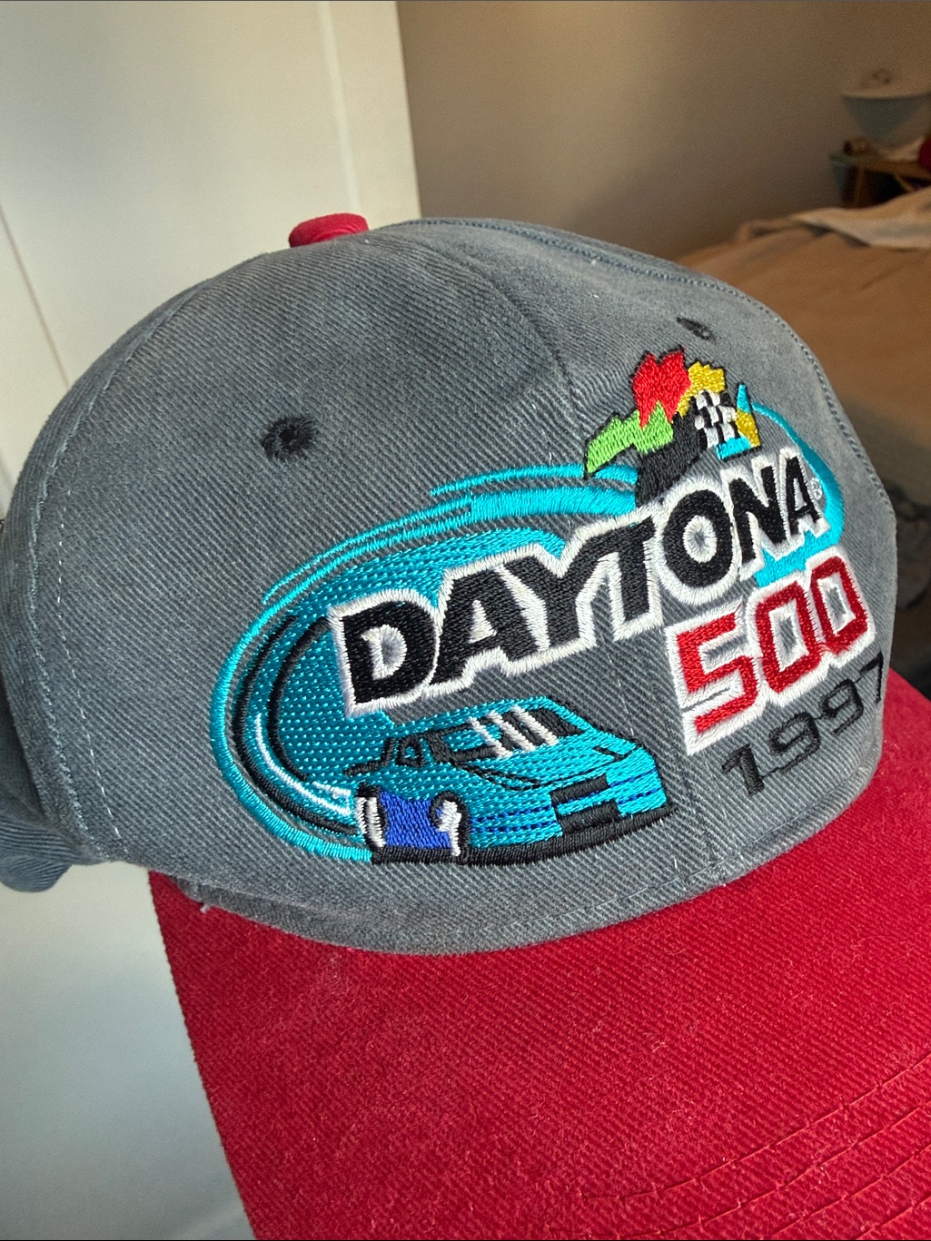 Vintage Nascar Daytona 1997 Corduroy Hat Vintage Nascar Daytona 1997 Corduroy Hat